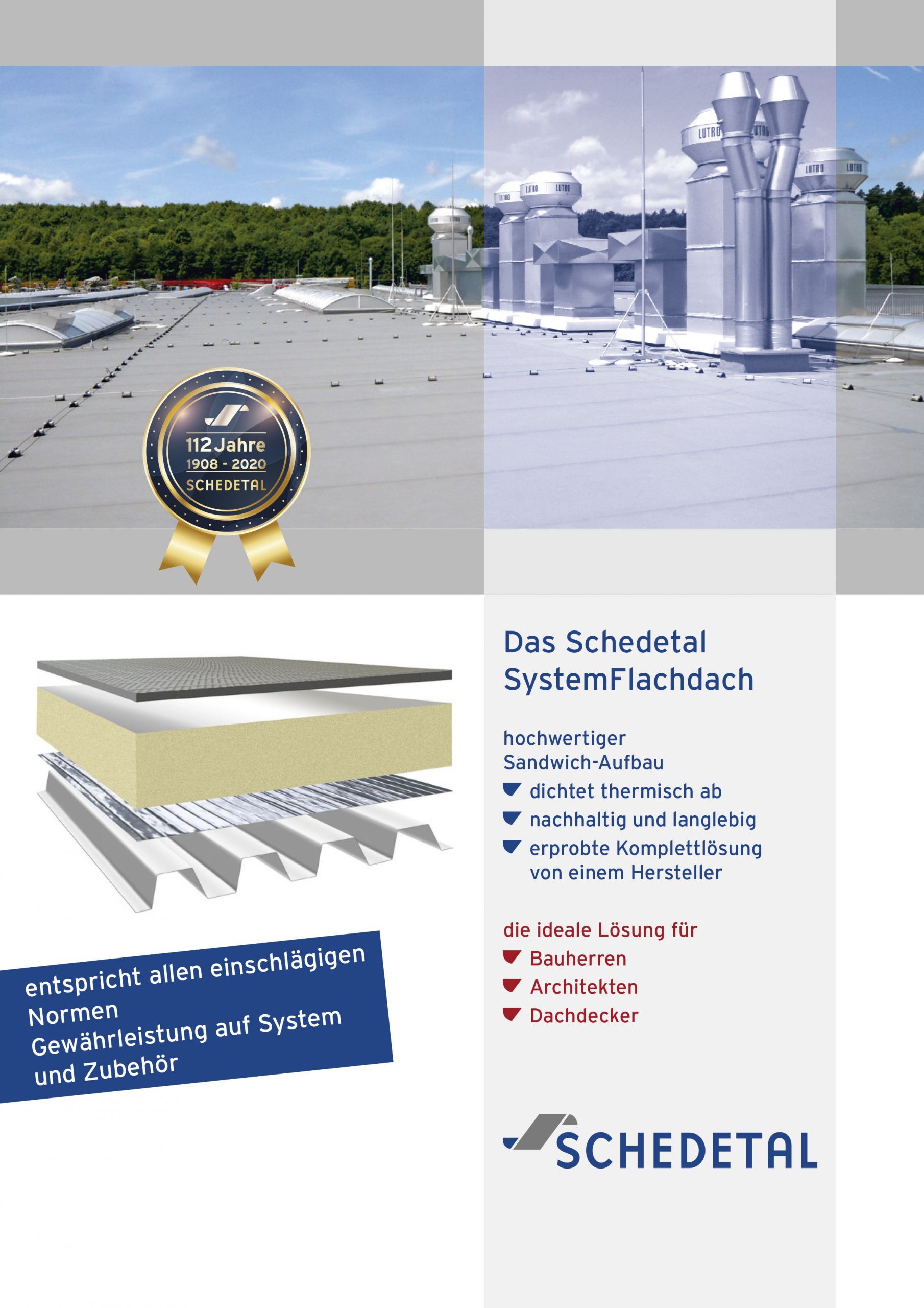 Schedetal System-Flachdach-Broschuere 2020
